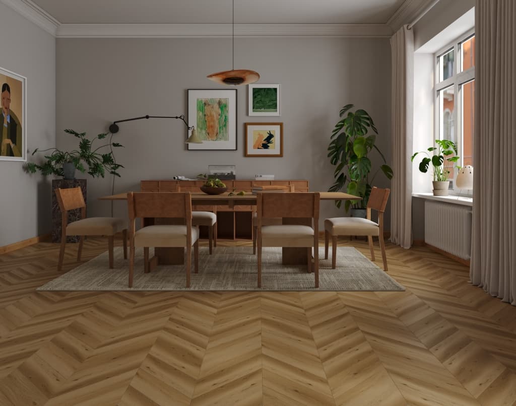 Инженерный ламинат Дуб Тростниковый Brown Sugar LF703-27